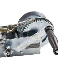 Auto Parts – Dual Gear for Winch Hand Crank Hand Cable Boat ATV RV Trailer 3500lbs /1500Kg