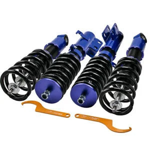 Auto Parts – Front Rear Coilovers Bundle for Toyota Corolla 03 LE Sedan Adj Height Shock Struts