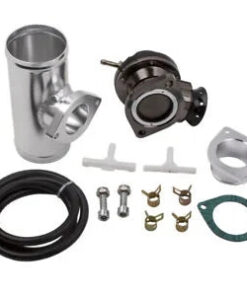 Auto Parts – Adjustable Type RS Blow Off Valve 30PSI + 2.5″ Aluminum Flange Pipe BOV Adapter