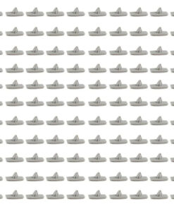Auto Parts – Nylon White fender bumper fastener Auto clips(55157055-AA)-100Piece