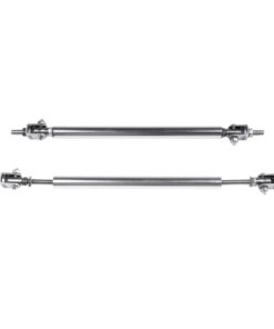 Auto Parts – Pair Silver Bumper Adjustable Auto Lip Splitter Strut Rod Tie Bars(E10494101CP??For Universal – 2 Piece