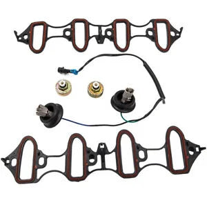 Auto Parts – New Knock Sensor Harness Intake Manifold Gasket Bundle Bundle 5pc for Silverado Sierra