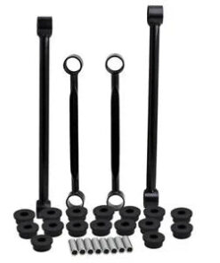 Auto Parts – 4 Pcs Back Trailing Control Arms Upper + Lower for Chevrolet Trailblazer 02-06