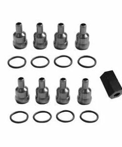 Auto Parts – Fit 03-10 Ford 6.0L Pressure Oil Rail Ball Tube Repair With Service Tool & Orings Set