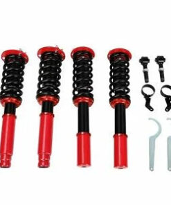 Auto Parts – Red Coilovers Suspension Bundle Fit 04-08 Acura TSX/ 03-07 Honda Accord LX EX DX SE