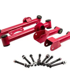 Auto Parts – Upper & Lower Back Tubular Control Arms w/ Hardware for Ford Mustang 1979-2004