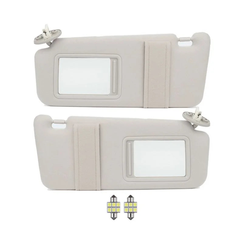Auto Parts – Sun Visor Gray Left & Right sides with Sunroof for Toyota (74320-0T022-B1,74310-0T022-B1)- 2 PCS