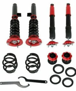 Auto Parts – Coilovers Suspension Struts Bundle for 98-05 BMW E46 320i 323i 325i 328Ci 330i Red
