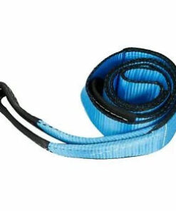 Auto Parts – BLUE 3″ X 8′ Winch Towing Pull Strap Tree Saver 4×4 Off Road Tow Rope Chain