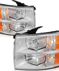 Auto Parts – Headlight Assembly (22853028) for Chevrolet Silverado – 1 Pair