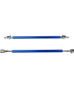 Auto Parts – Blue Adjustable Forward Bumper Lip Splitter Strut Rod Tie Bars(E10494001CP) for Mustang – 2 Piece