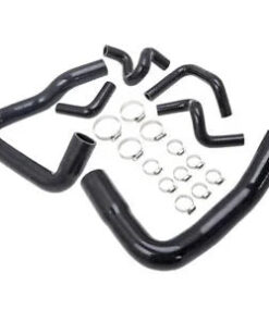 Auto Parts – 6 Pcs Silicone Radiator Hose Bundle for Mustang GT LX Cobra 5.0 1986-1993 Black
