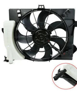 Auto Parts – AC Condenser Radiator Cooling Fan for 2012-18 17 Kia Rio Hyundai Accent Veloster