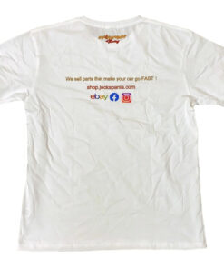 Alternative view of Auto Parts – Jackspania Racing Logo Short Sleeve Crew T-Shirt Cotton Large