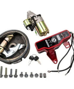 Auto Parts – Starter Motor Solenoid Ignition Switch Electric FlyWheel for Honda GX200 6.5HP