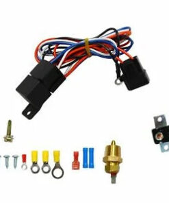 Auto Parts – 3/8″ Thread Electric Radiator Engine Fan Thermostat Temperature Switch Relay Bundle