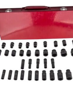 Auto Parts – 35 pcs Deep Impact Socket Garage Lug Nut Removal Service Tool Puller 12 13 14 15mm