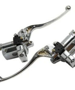 Auto Parts – 1″ Brake & Clutch Master Cylinder Left Right for Honda Yamaha Suzuki Kawasaki