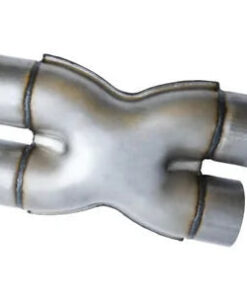 Auto Parts – 3″ Dual Universal Exhaust Crossover Pipe X-Pipe Aluminized 3″ Inlet / Outlet