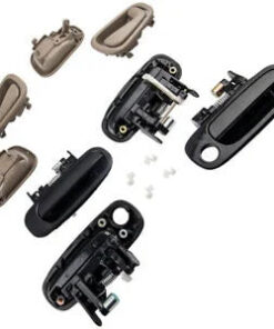 Auto Parts – Complete 8pcs Black Beige Outer Inner Door Handle for Toyota Corolla 1998-2002