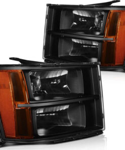 Auto Parts – Headlight Assembly (GM2502283) for GMC Sierra 1pair