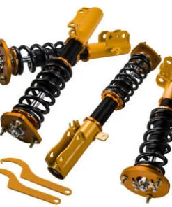 Auto Parts – 4x Complete Shock Absorber Strut Coil Spring for Toyota Camry 97-01 Adj Height