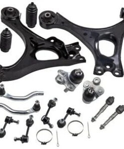 Auto Parts – 14 Pcs Forward Lower Control Arm & Outer Tie Rod End Link for Honda Civic 06-11