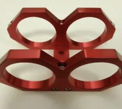 Auto Parts – Billet Aluminum Dual Fuel Pump Clamp Cradle Mounting Bracket Fits 044 Bosch ?