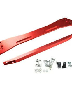 Auto Parts – Back Tie Bar Subframe Brace + Lower Tie Bar for Honda Civic 92-95 CX DX 1.6L Red