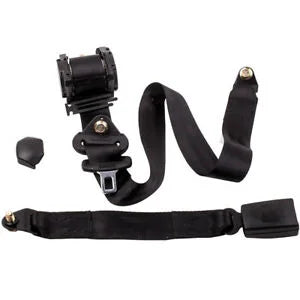 Auto Parts – Auto Auto Vehicle Adjustable Retractable 3 Point Safety Harness Seat Belt Bundle