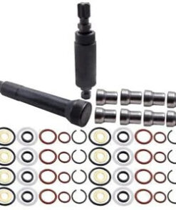 Auto Parts – Injector Sleeve Cup Remover Install Service Bundle for Ford 6.0L E-350 E-450 2004-2010