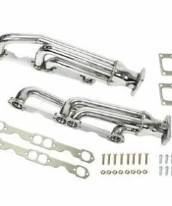 Auto Parts – Twin Turbo Headers for Chevy Camaro TransAm Firebird 350 305 T3 SBC GM Manifolds