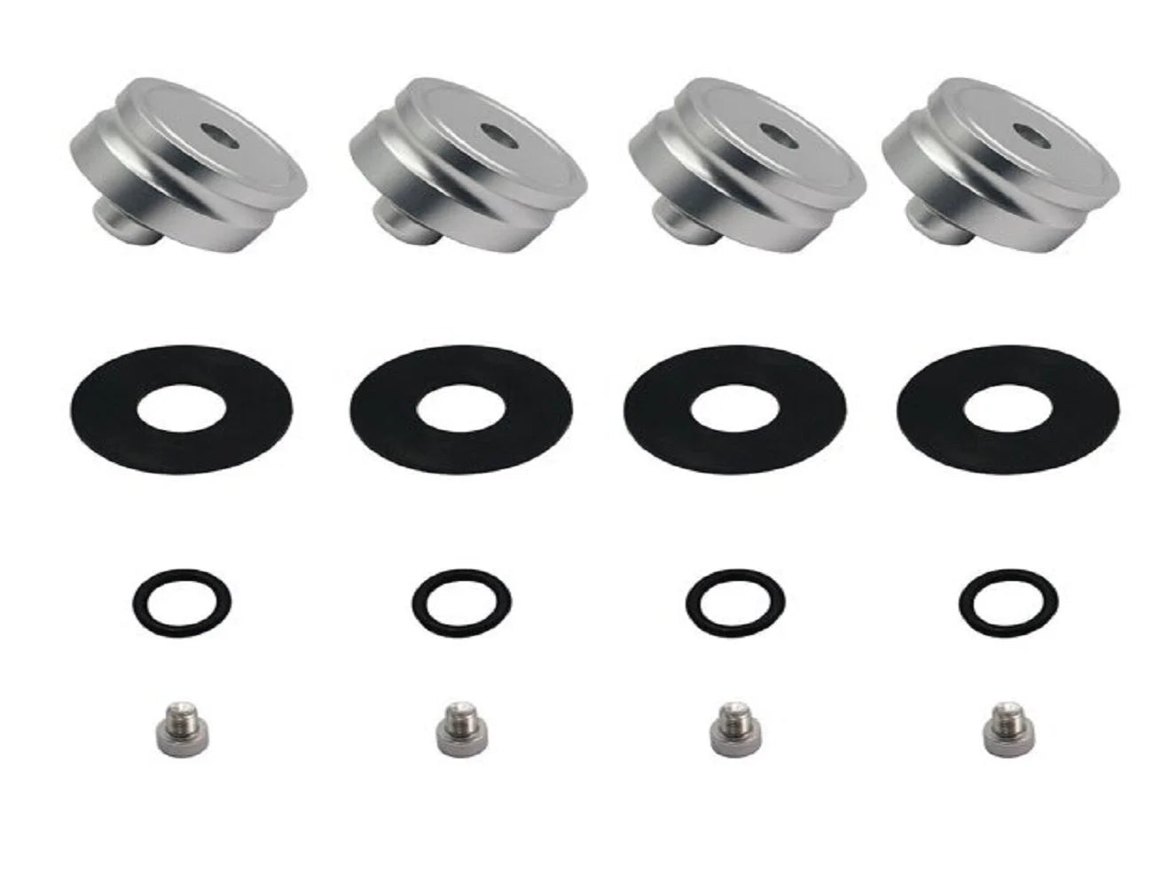 Auto Parts – 4 x Auto Jack Lifting Pads Adapter Service Tool for Tesla Model Billet Metal Aluminum - Image 2