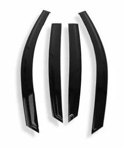 Auto Parts – 4X Fit 2016-2019 Honda Civic Sedan Window Sun Rain Visors Guard Wind Deflector