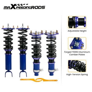Auto Parts – Height Adjustable Coilovers for Honda Prelude 1992-2001 Lowering Shocks Struts