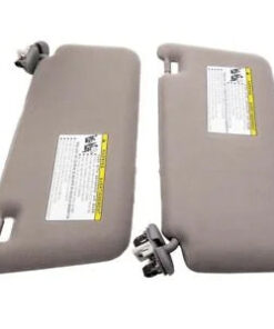 Auto Parts – 2PCS Sun Visor Left & Right for Toyota Camry SE w/ Vanity Light 2007-2011 Gray