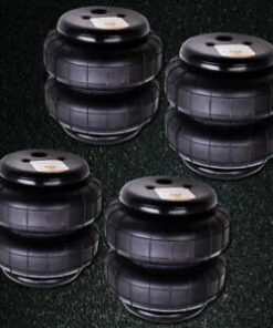 Auto Parts – Pack of 4 Air Ride Bag Standard 2500lb 1/2″npt Single Port Heavy Duty Truck