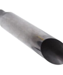 Auto Parts – Exhaust Tip Stainless Steel 2.5″ Inlet – 4″ Outlet – 18″ Long End Angle Cut