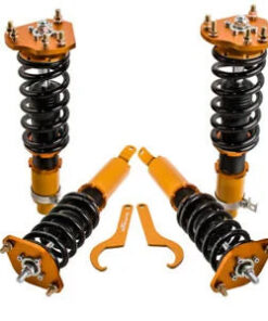 Auto Parts – Coilover Struts Shocks for 92-01 Honda Prelude Suspension Spring Adj Height Gold