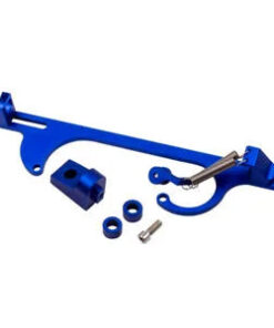 Auto Parts – Aluminum Throttle Cable Carb Bracket Bundle for 4150 4160 Series 265 283 350 Blue