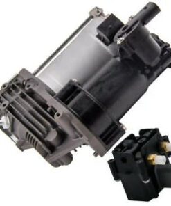 Auto Parts – Air Suspension Compressor Air Pump w/ relay Fit for BMW 37206799419 37206859714