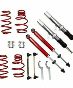 Auto Parts – for 2006-2009 06-09 VW MK5 RABBIT/JETTA/G,TI/R32 Street Coilover Bundle Red New