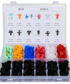 Auto Parts – Car Push Pin Rivet Trim Clip Panel Retainer Bundle for Ford -470 Pcs