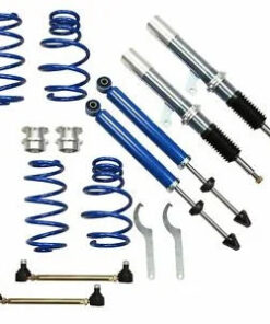 Auto Parts – for 2006-2009 VW MK5 RABBIT/JETTA/G,TI/R32 06-14 Audi A3 Street Coilover Bundle Blue