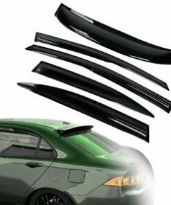 Auto Parts – 5X Window Visor & Back Roof Visor for Honda Civic 4DR Sedan Mugen Style Wavy