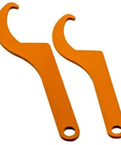 Auto Parts – 2x Coilover Shock Adjustment Service Tool Steel Spanner Wrenches for Aftermarket Set