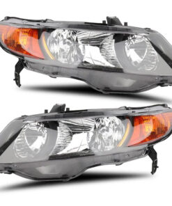 Auto Parts – Headlight Assembly (HO2518111) for Honda Civic- 1 Pair