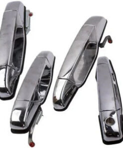 Auto Parts – 4x LH RH Forward Back Chrome Outside Door Handle for Escalade Silverado Tahoe