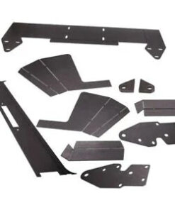 Auto Parts – DIY Front Bumper Bare Metal Bundle Winch Mount for Jeep Cherokee XJ 1984-2001