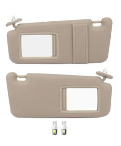 Auto Parts – Sun Visor Beige Left & Right sides with Sunroof for Toyota (74320-0T022-A1,74320-0T022-A1)- 2 PCS